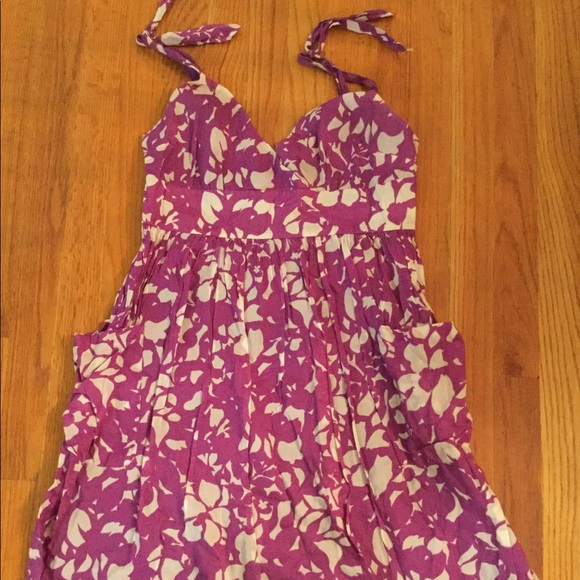 American Eagle purple floral dress - Picture 1 of 3